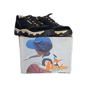 Naturino Sports Boys Sneakers Blue/Tan EU Size 30 US Size 12.5 Great Shoe